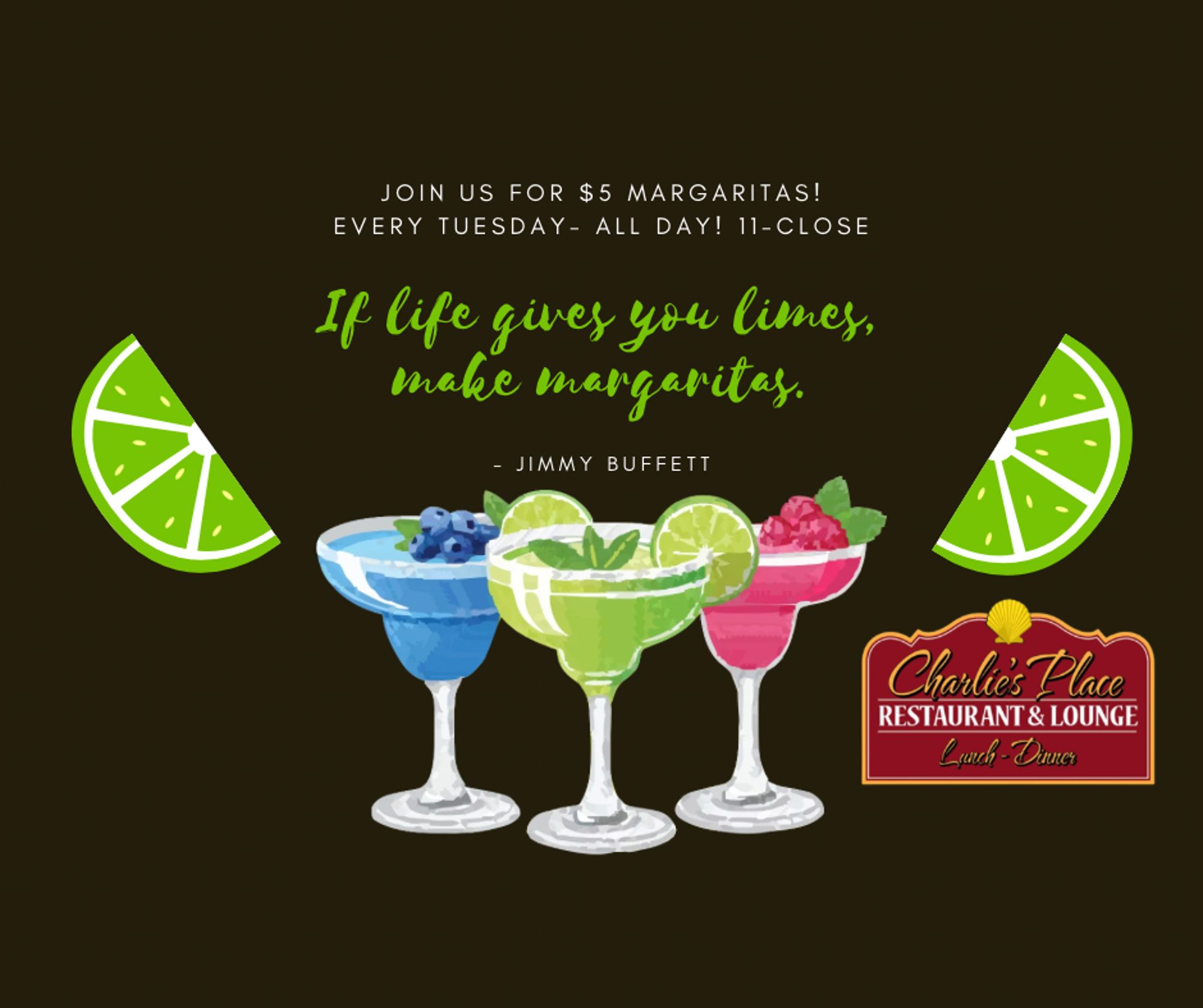 $5 Margarita Tuesdays!